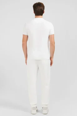 T-Shirt Blanc Uni A Manches Courtes