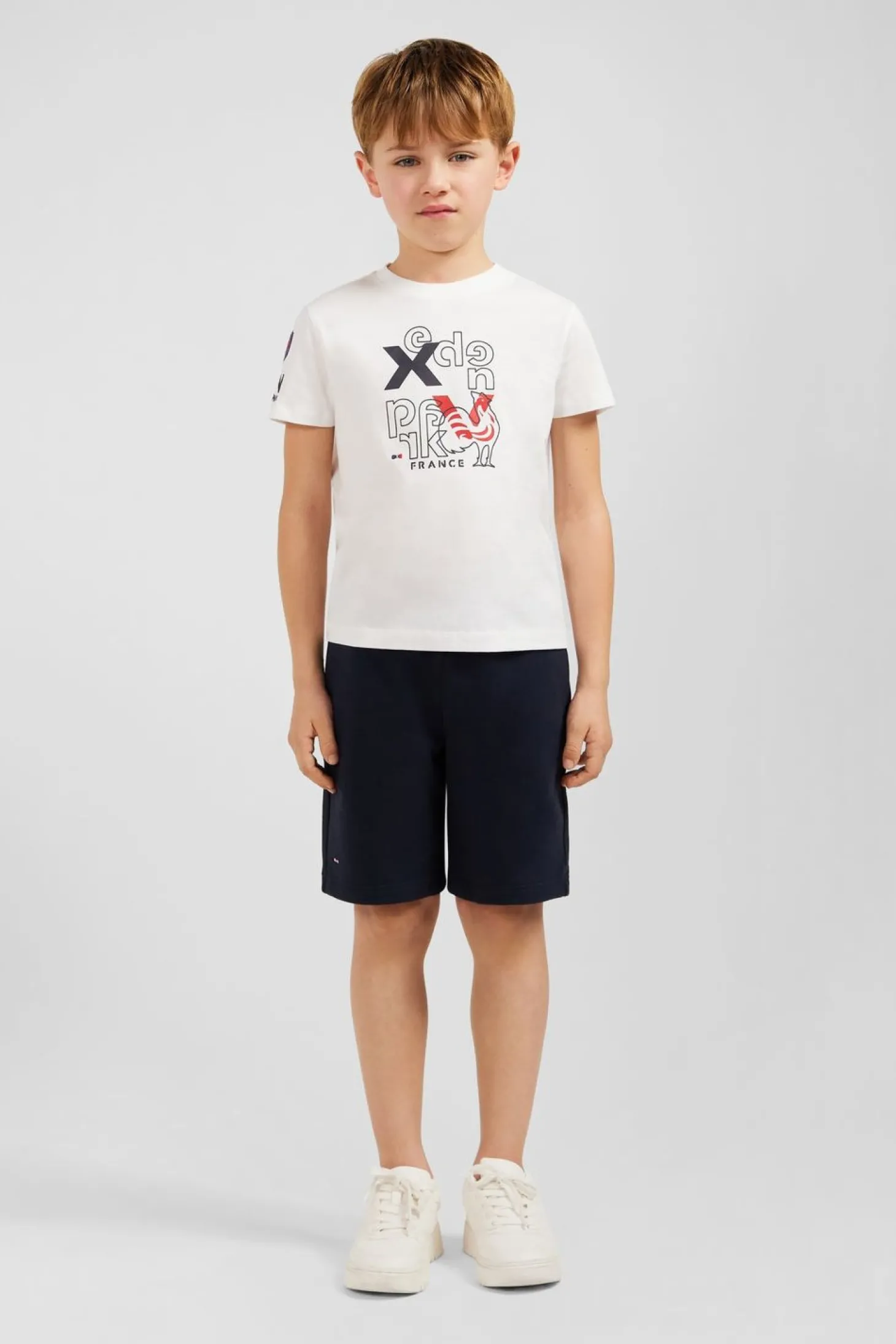 T-Shirt Blanc Xv De France En Jersey Coton