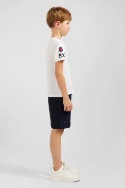 T-Shirt Blanc Xv De France En Jersey Coton