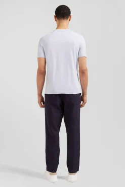 T-Shirt Bleu Ciel A Manches Courtes
