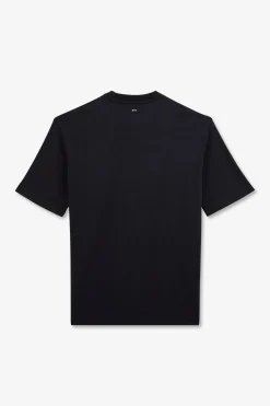 T-Shirt Bleu Fonce Embosse Eden Park