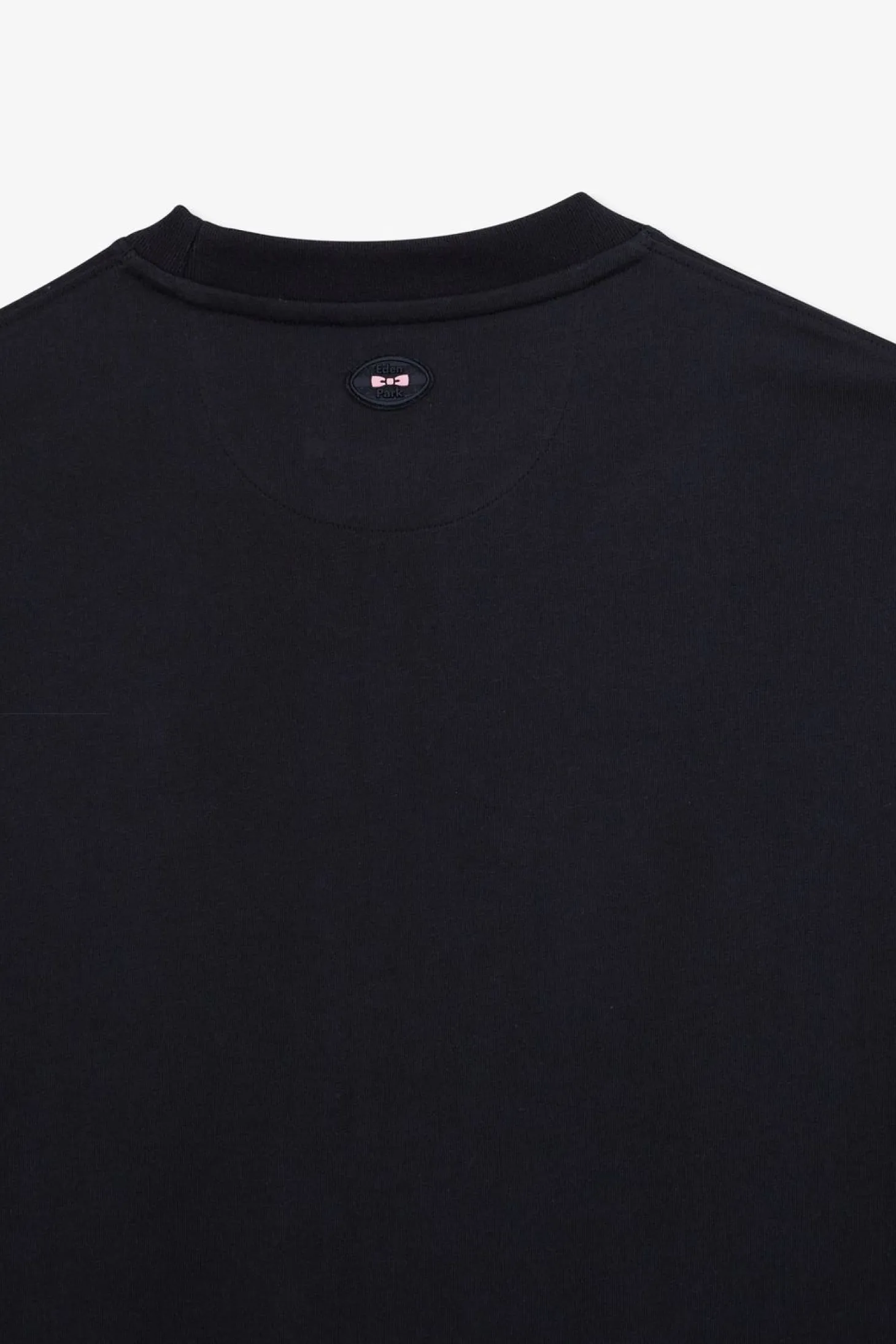 T-Shirt Bleu Fonce Embosse Eden Park