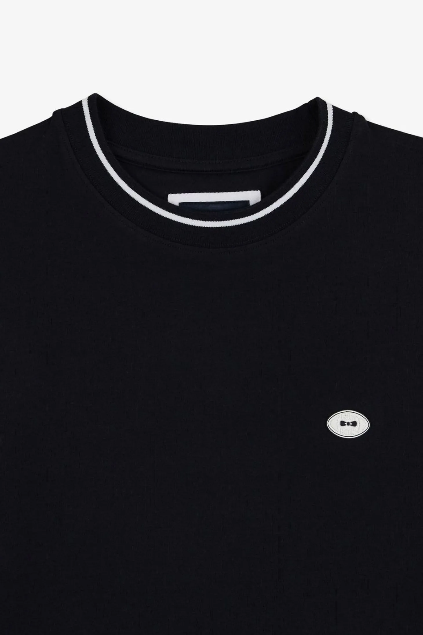 T-Shirt Bleu Marine A Manches Courtes
