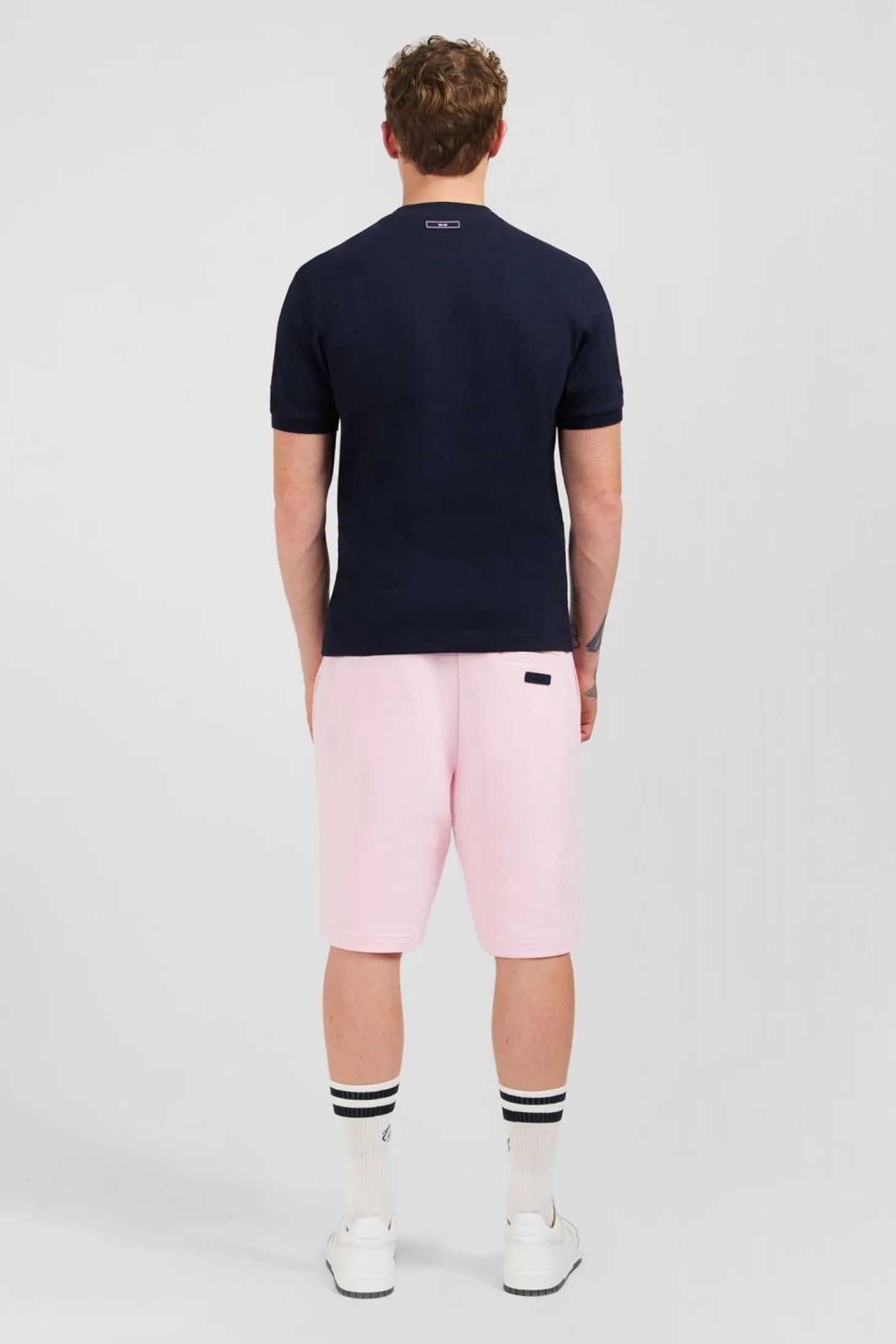 T-Shirt Bleu Marine A Manches Courtes