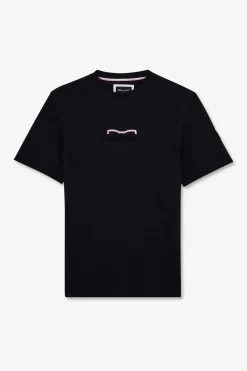T-Shirt Bleu Marine A Manches Courtes