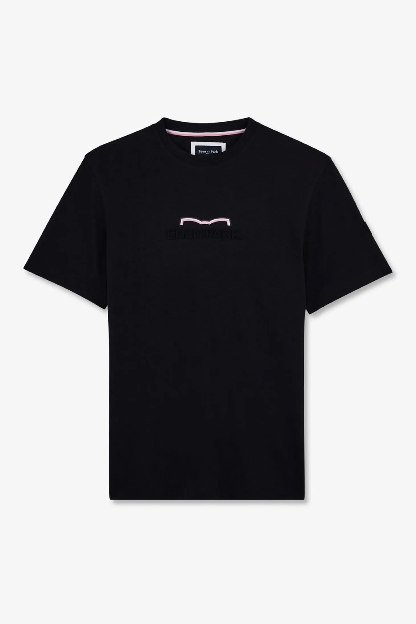 T-Shirt Bleu Marine A Manches Courtes