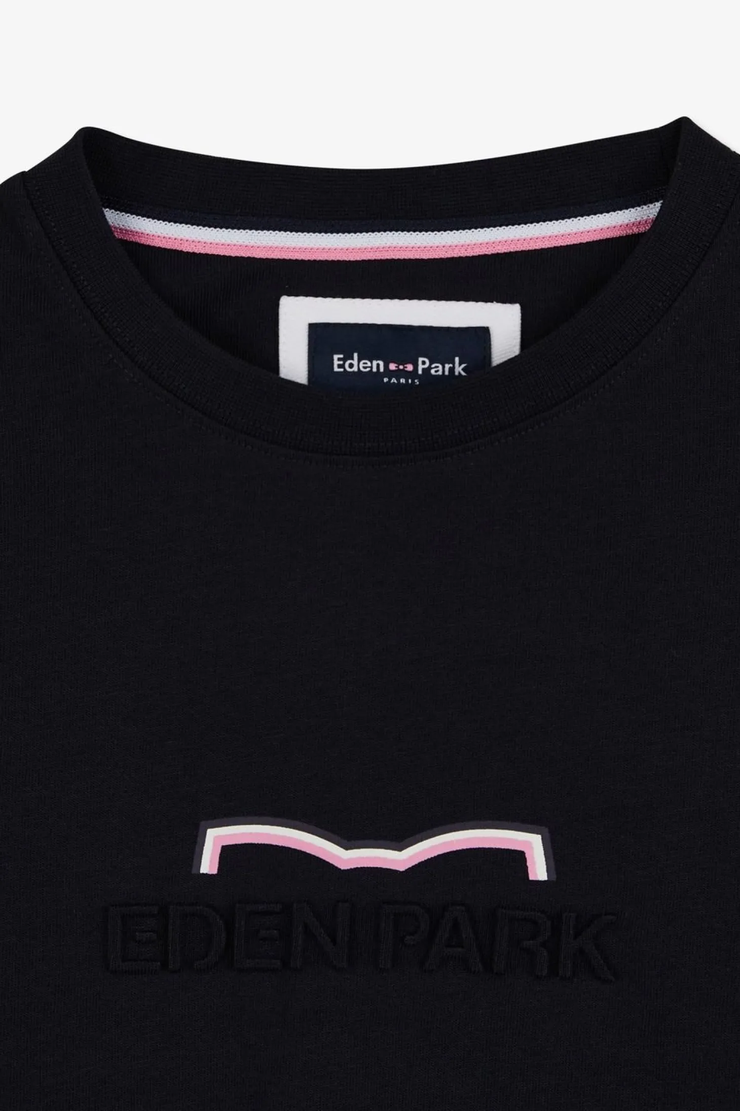 T-Shirt Bleu Marine A Manches Courtes