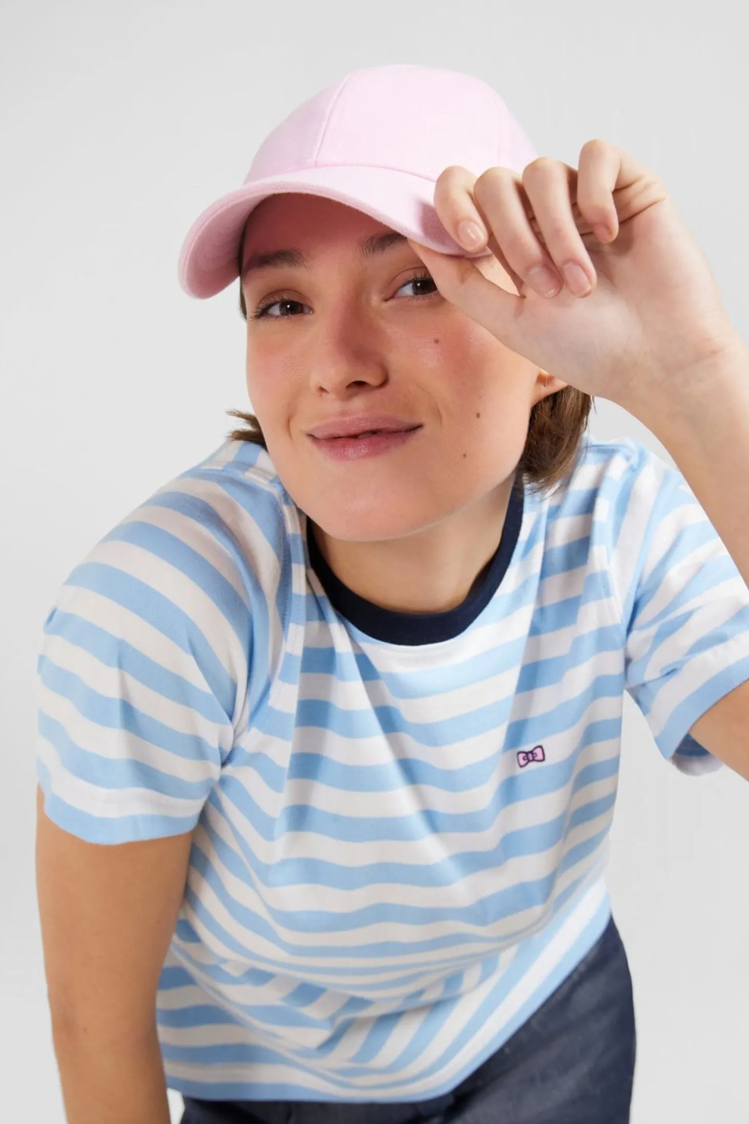 T-Shirt Manches Courtes A Rayures