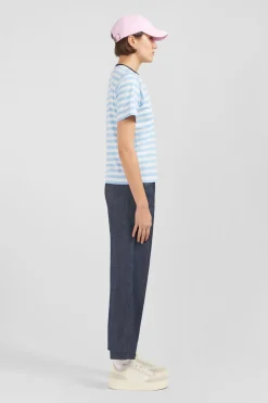 T-Shirt Manches Courtes A Rayures