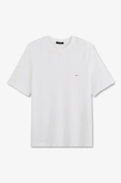 T-Shirt Manches Courtes Blanc Uni