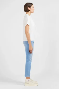 T-Shirt Manches Courtes Blanc Uni