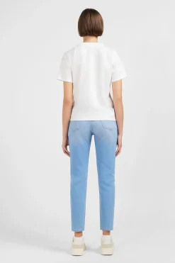 T-Shirt Manches Courtes Blanc Uni