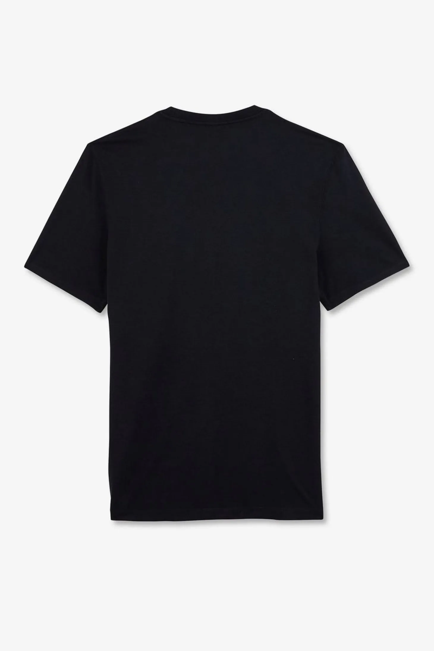 T-Shirt Manches Courtes Bleu Marine Uni