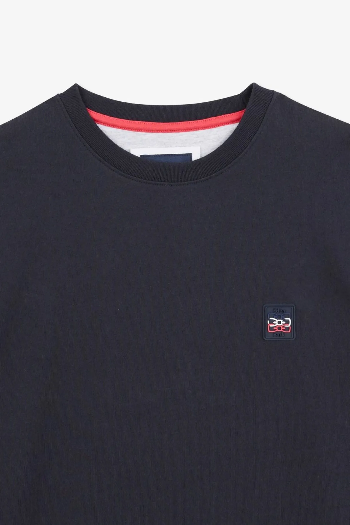 T-Shirt Manches Courtes Bleu Marine Avec Logo Reliefe