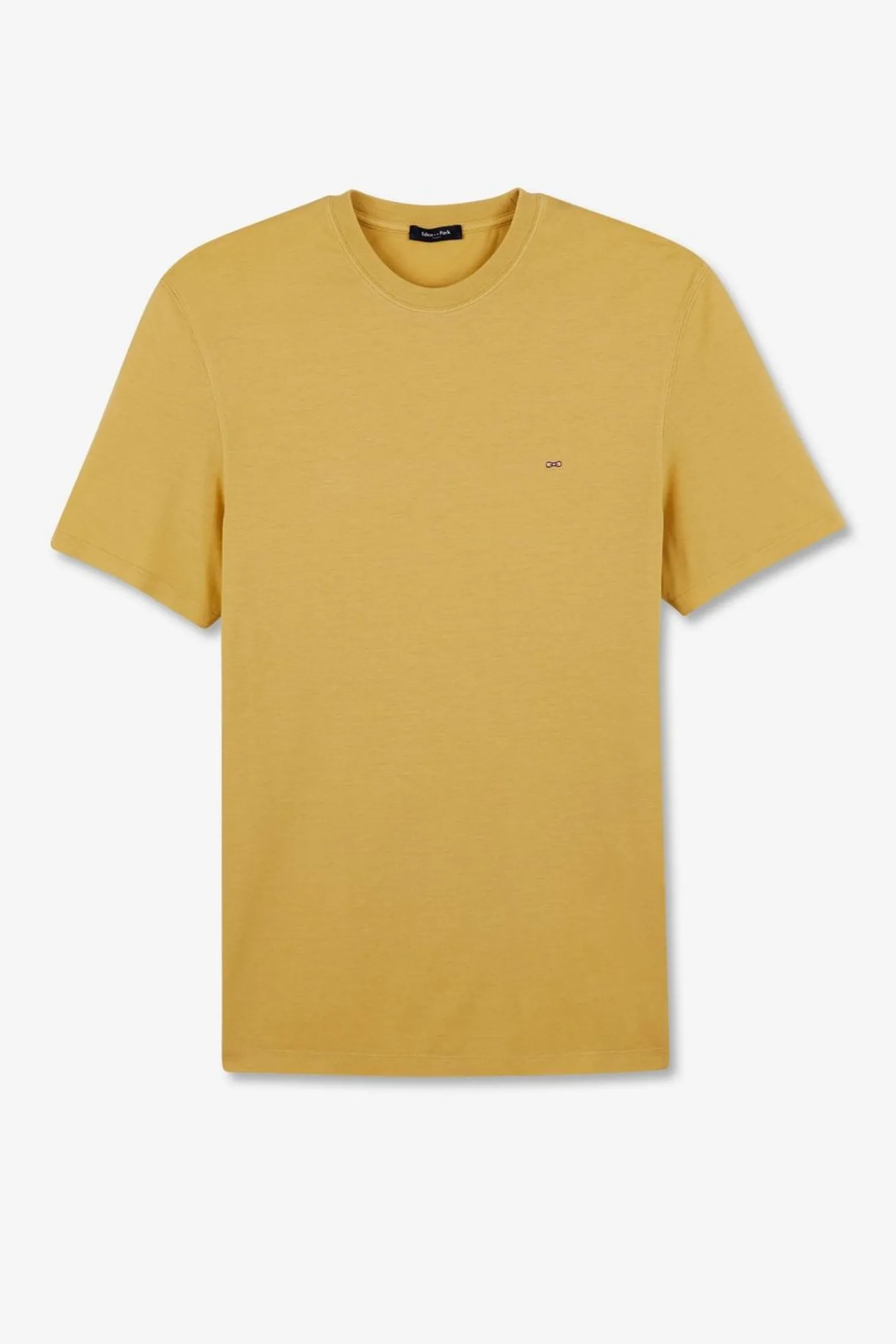 T-Shirt Manches Courtes Jaune Uni
