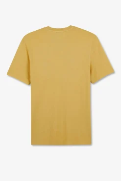 T-Shirt Manches Courtes Jaune Uni