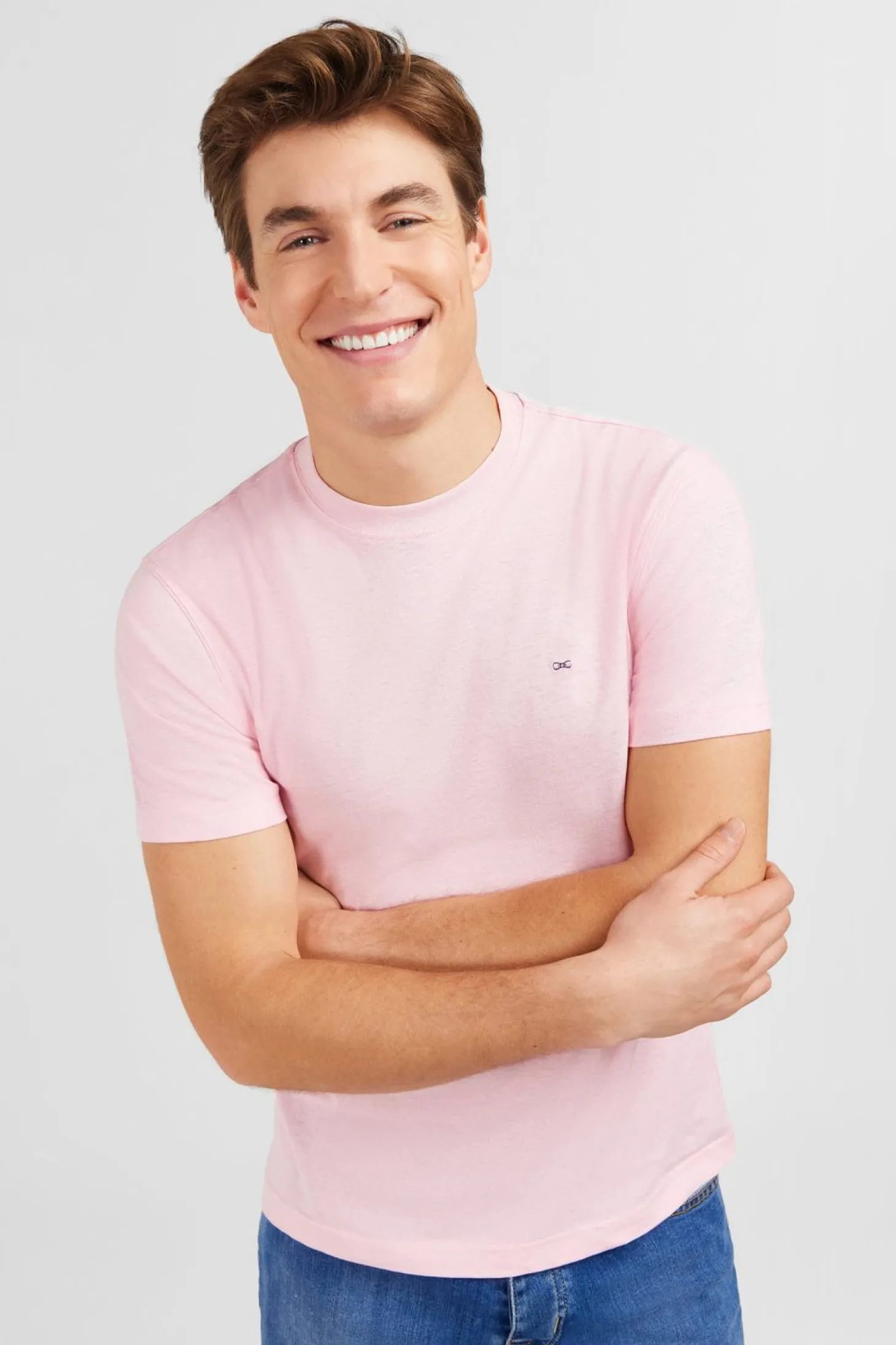 T-Shirt Manches Courtes Rose