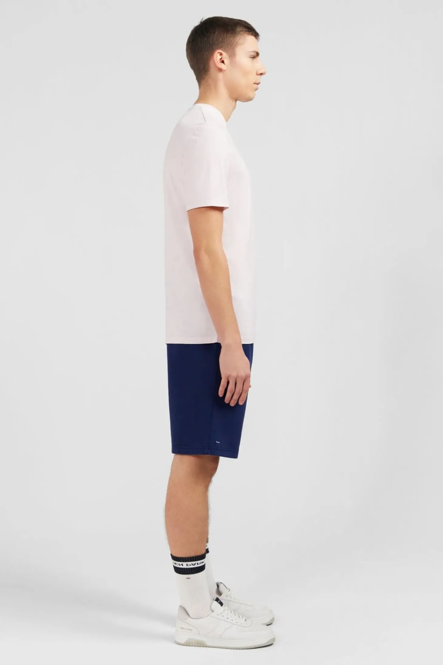T-Shirt Manches Courtes Rose Uni