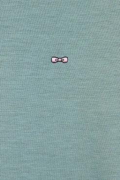 T-Shirt Manches Courtes Vert Uni