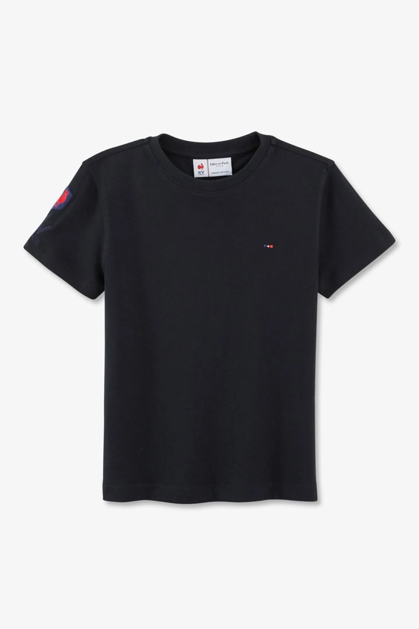 T-Shirt Marine Xv De France En Jersey Coton