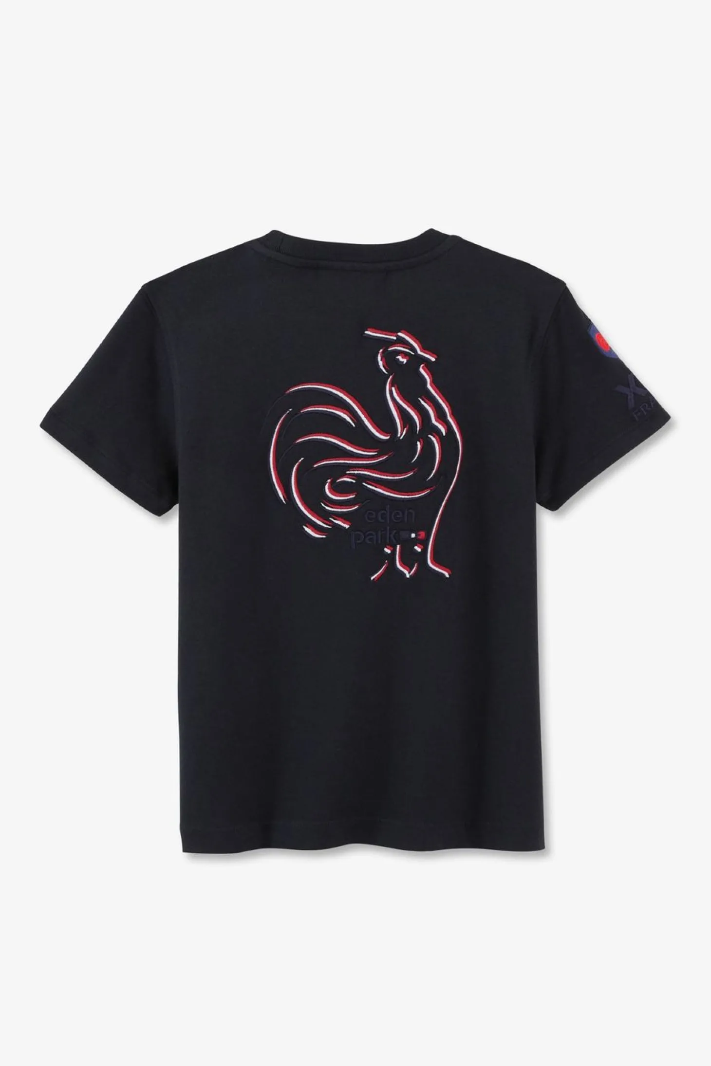 T-Shirt Marine Xv De France En Jersey Coton
