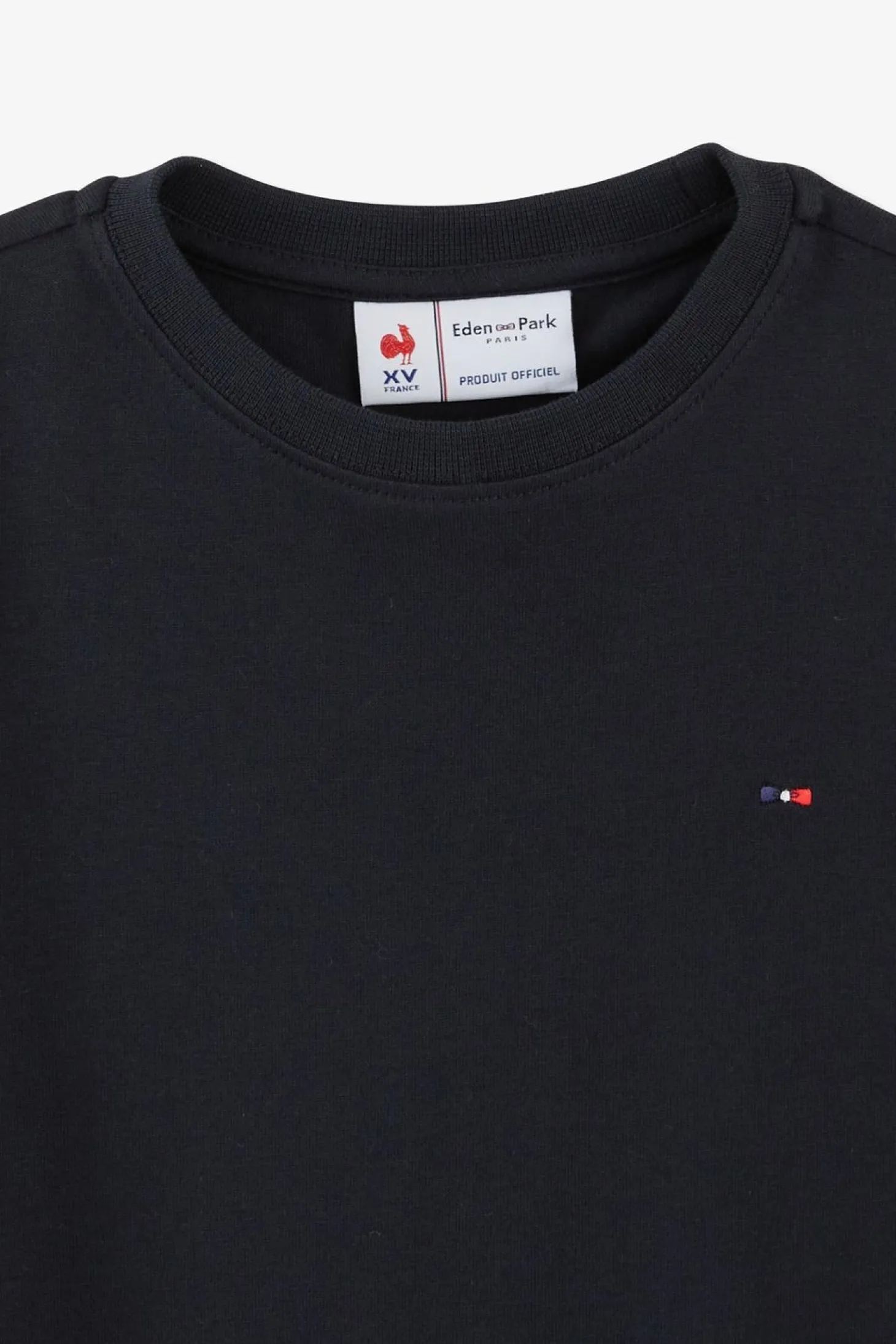 T-Shirt Marine Xv De France En Jersey Coton