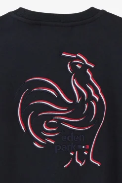 T-Shirt Marine Xv De France En Jersey Coton