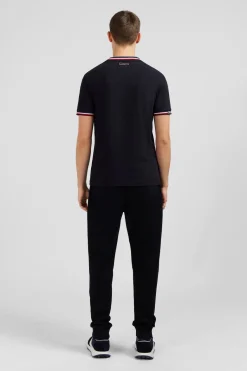 T-Shirt Noir A Manches Courtes