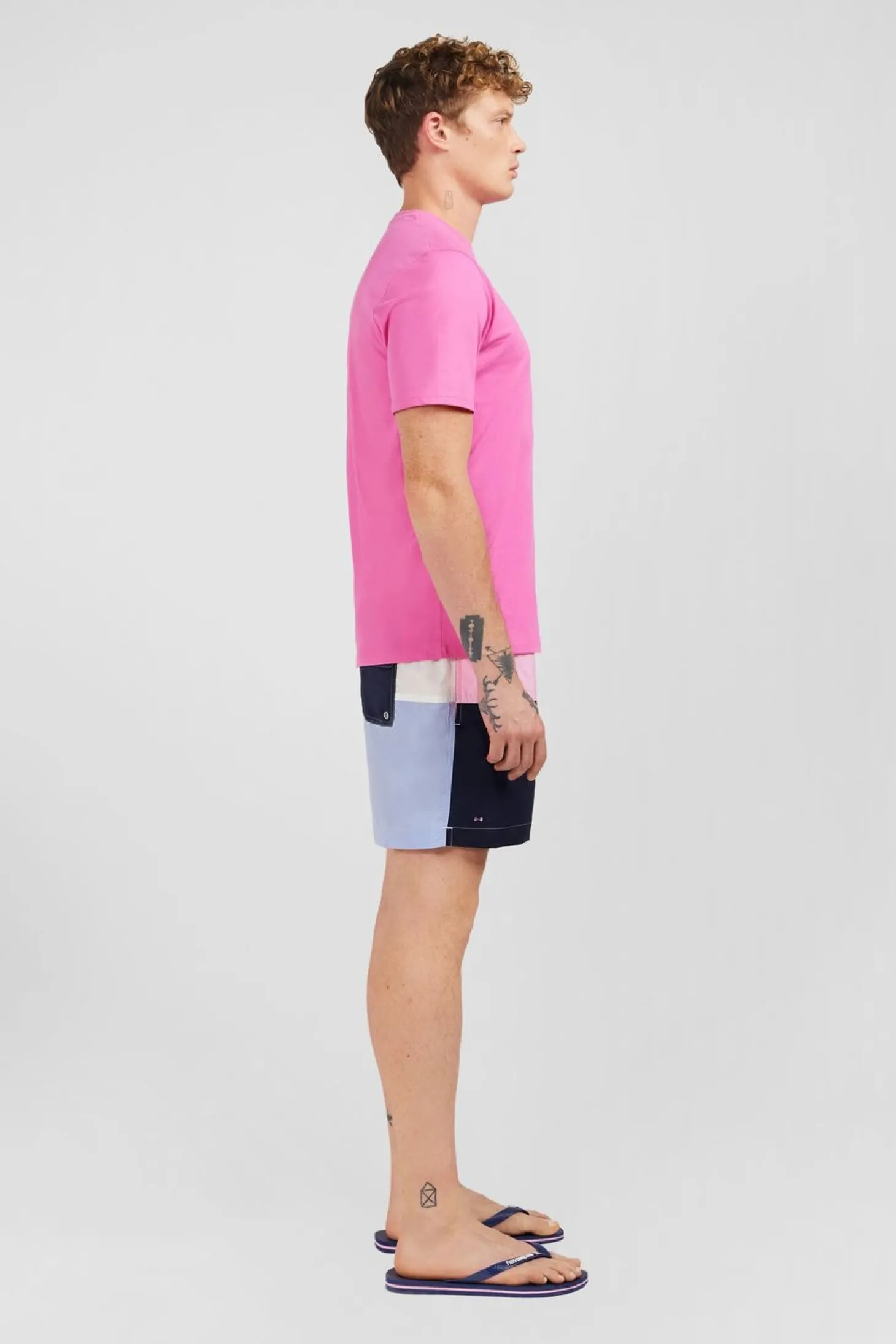 T-Shirt Rose A Manches Courtes