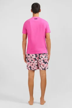 T-Shirt Rose Imprime Eden Park