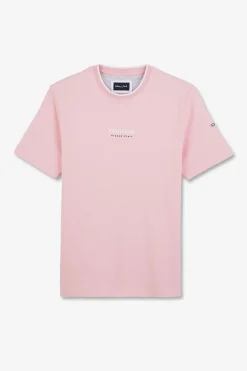 T-Shirt Rose Uni A Manches Courtes