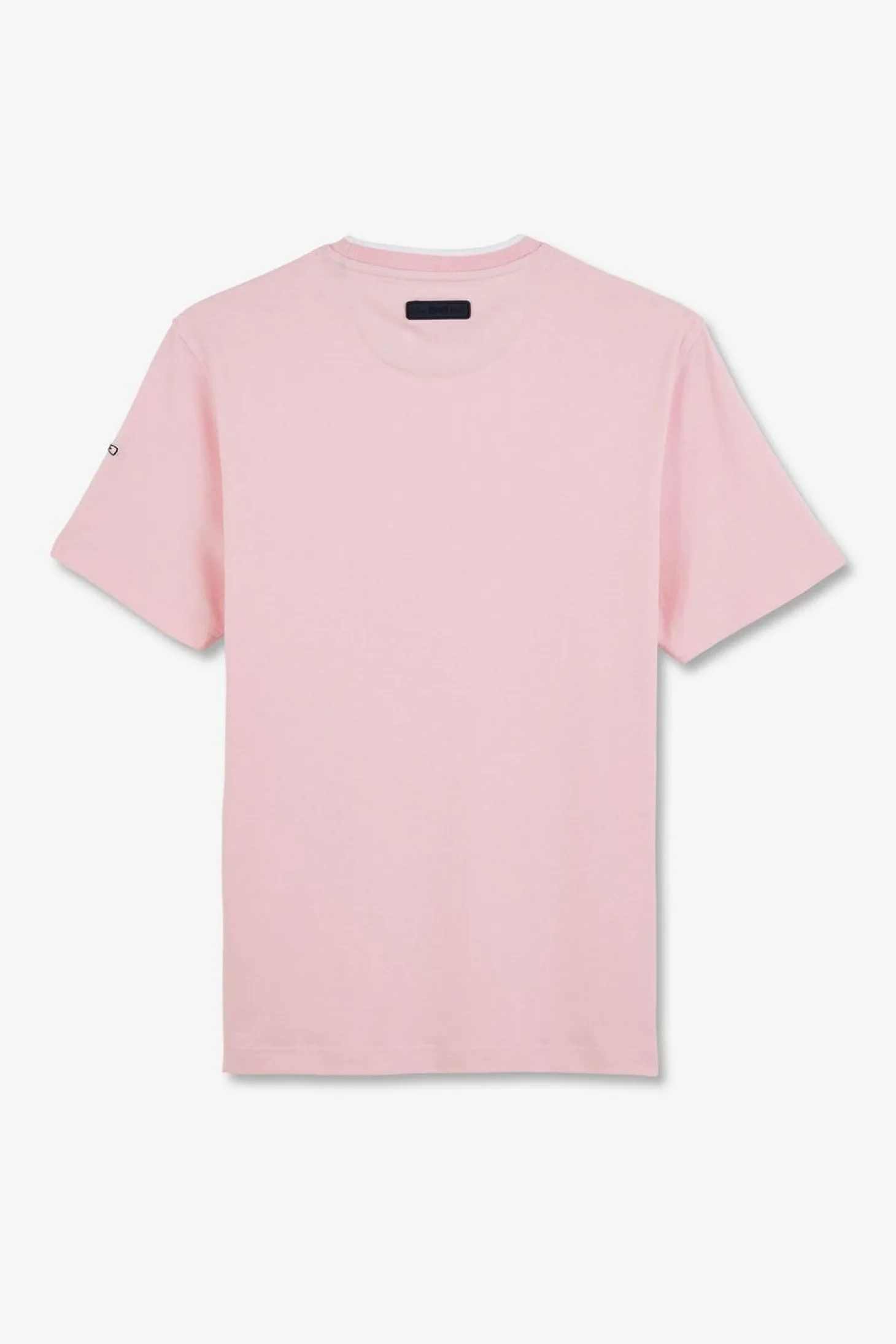 T-Shirt Rose Uni A Manches Courtes