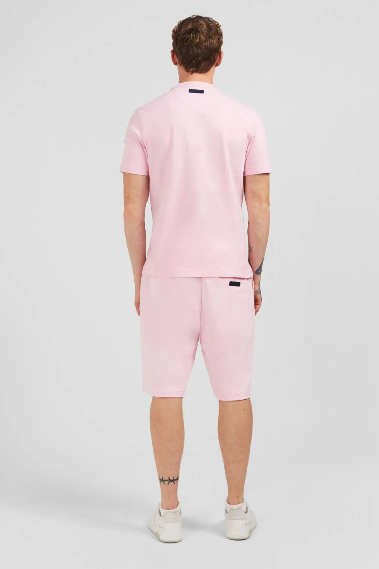 T-Shirt Rose Uni A Manches Courtes