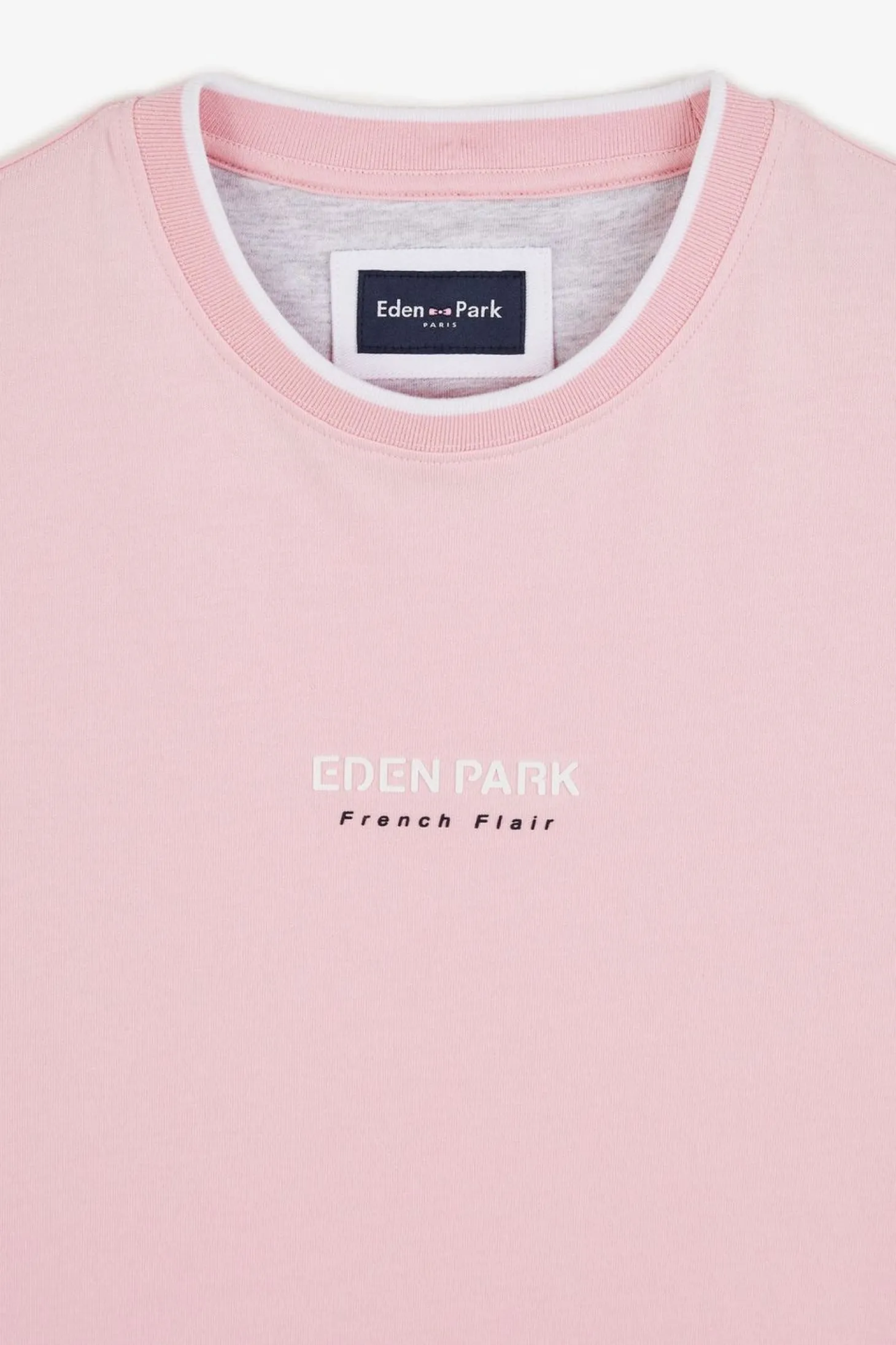 T-Shirt Rose Uni A Manches Courtes