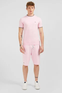 T-Shirt Rose Uni A Manches Courtes