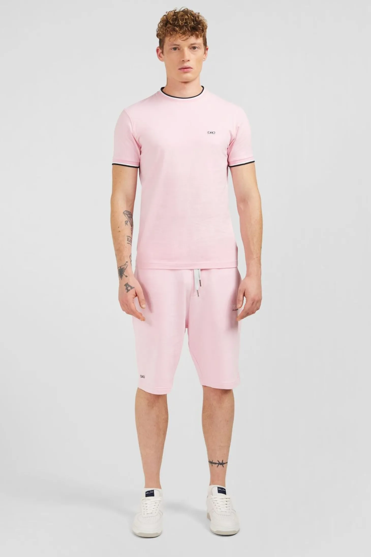 T-Shirt Rose Uni A Manches Courtes