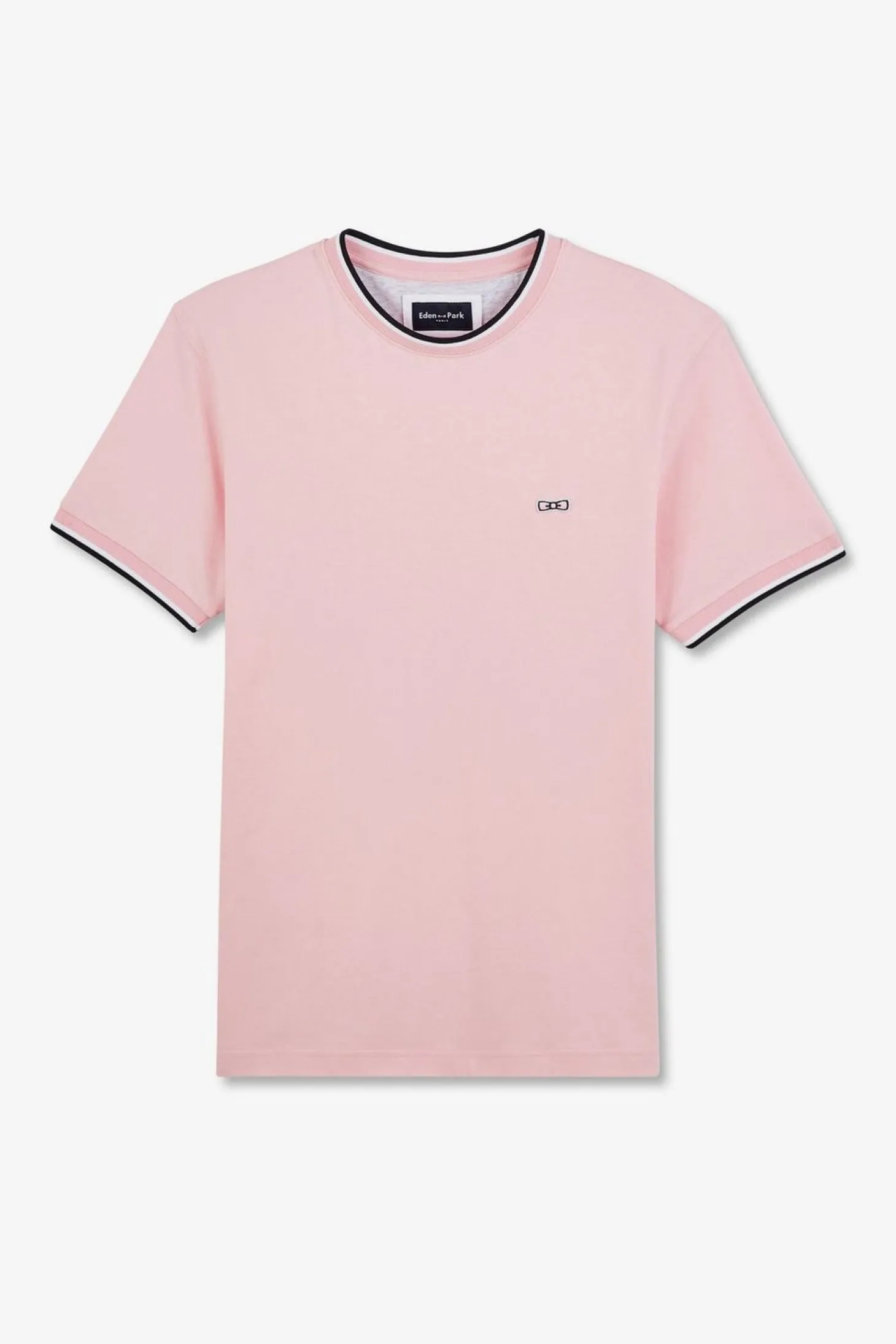 T-Shirt Rose Uni A Manches Courtes
