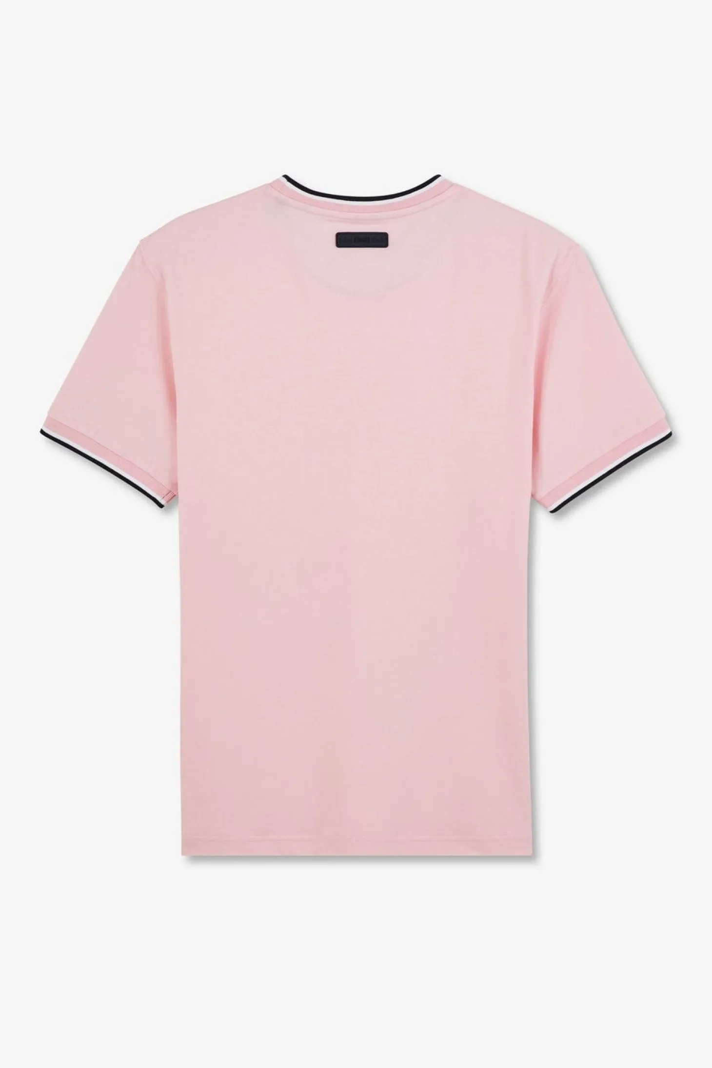 T-Shirt Rose Uni A Manches Courtes