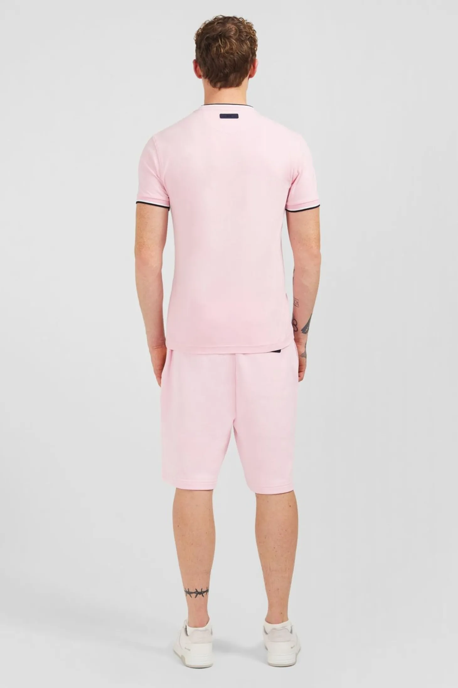 T-Shirt Rose Uni A Manches Courtes