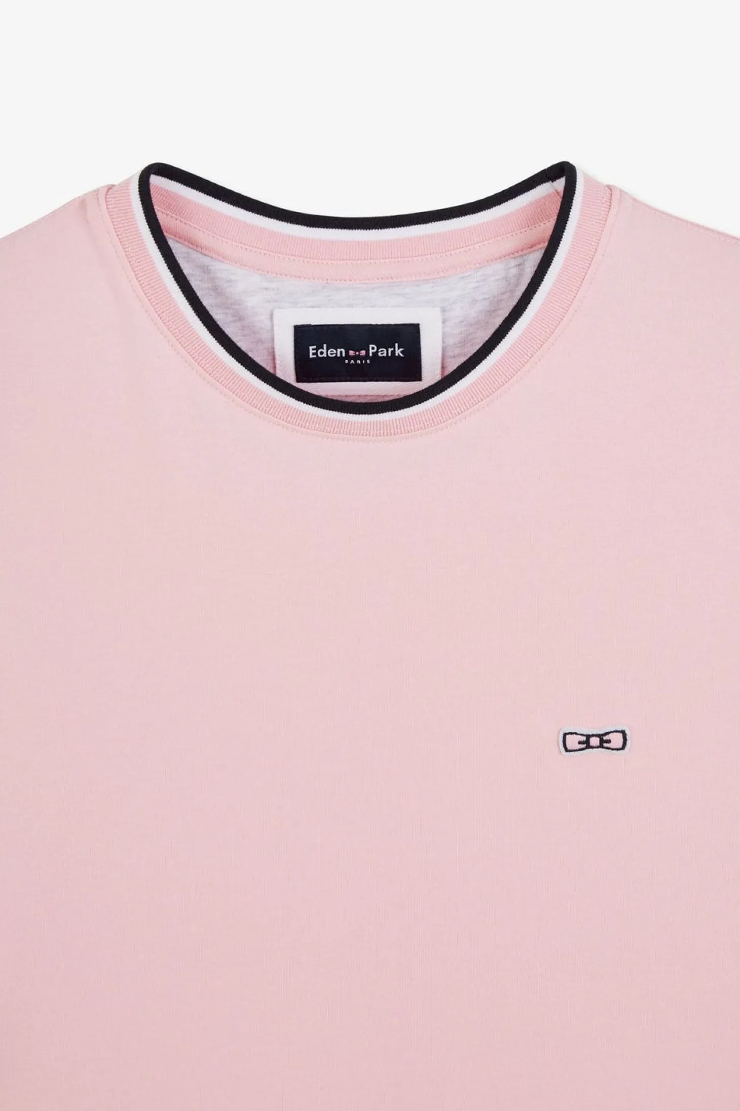 T-Shirt Rose Uni A Manches Courtes