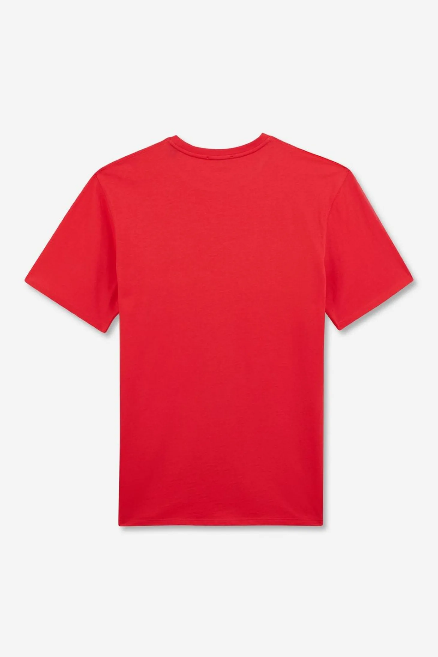 T-Shirt Rouge A Manches Courtes