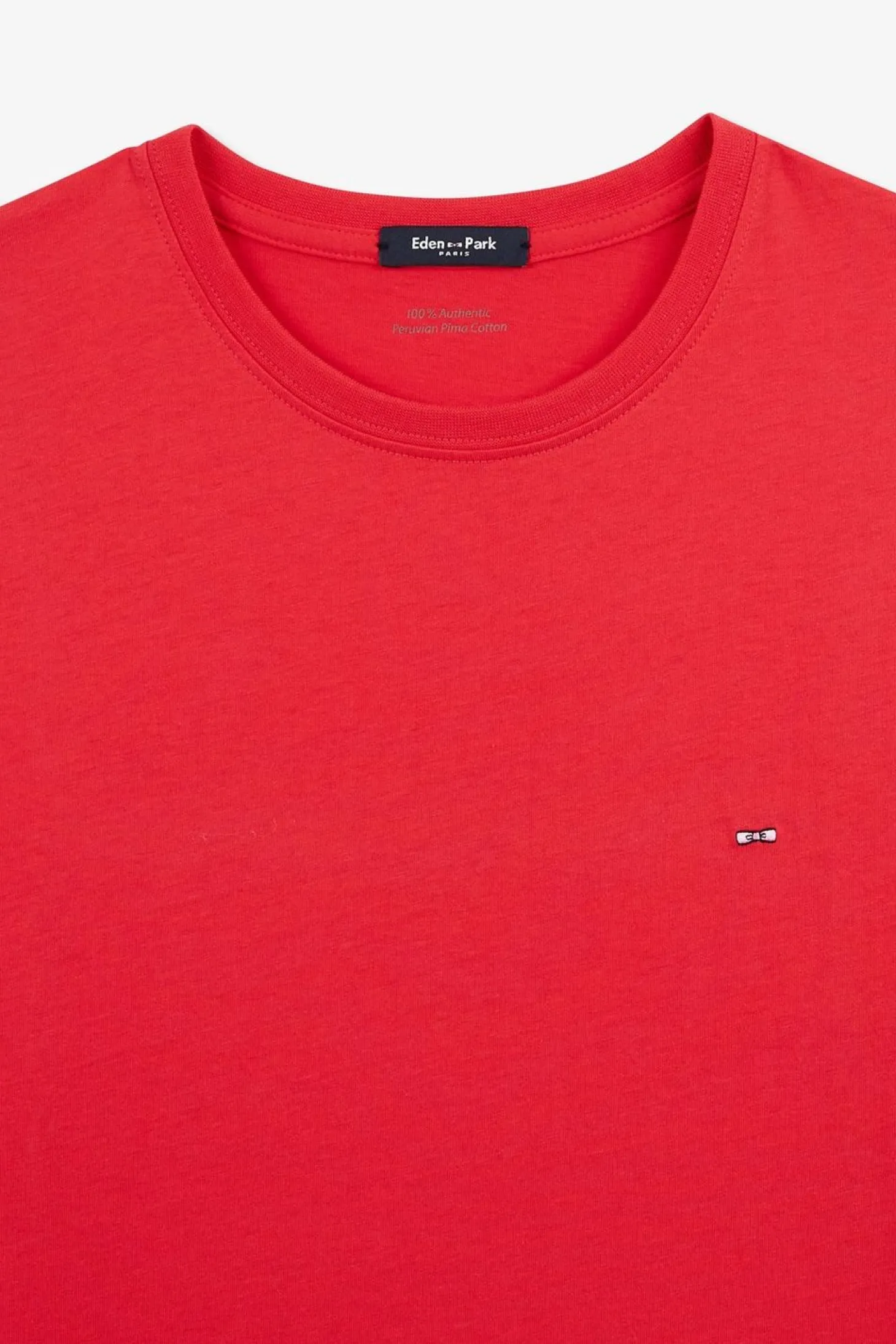 T-Shirt Rouge A Manches Courtes