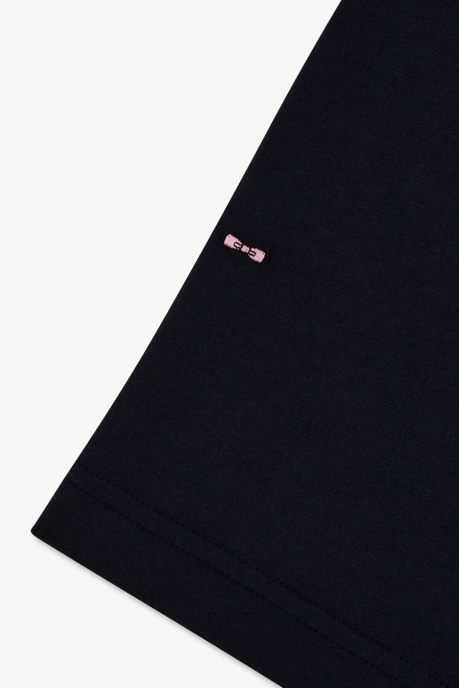 T-Shirt Uni Bleu Fonce A Inscription Eden Park