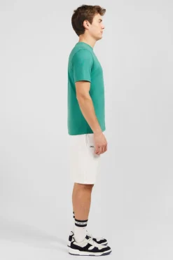 T-Shirt Vert A Manches Courtes