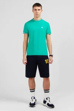 T-Shirt Vert A Manches Courtes